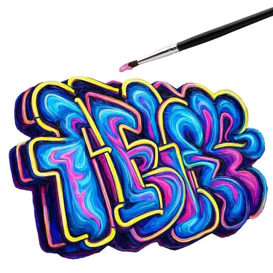Faber-Castell® Black Edition Neon Acrylic Paint Tubes